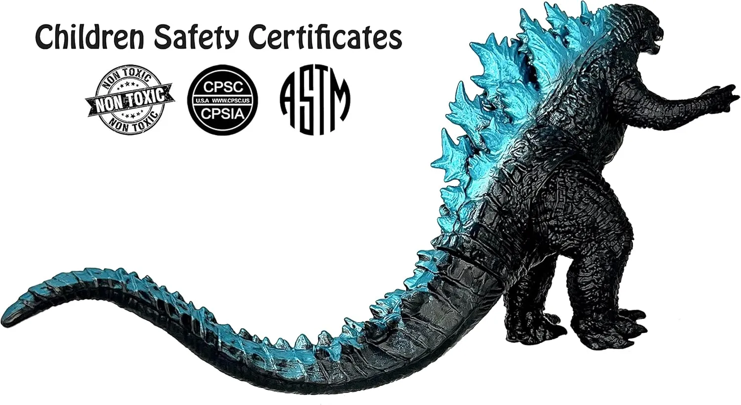 TwCare Set of 2 Godzilla Figure King of The Monsters vs King Kong Toys, Movable Joints Action Movie Series Soft Vinyl Toy Figures, Travel Bag