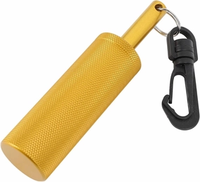 Underwater Shaker, Scuba Diving Noise Maker with Clip Aluminum Anti Slip Texture Steel Balls Included with 360° Swivel Hook Signal Bell Diving Stick for Scuba Diving