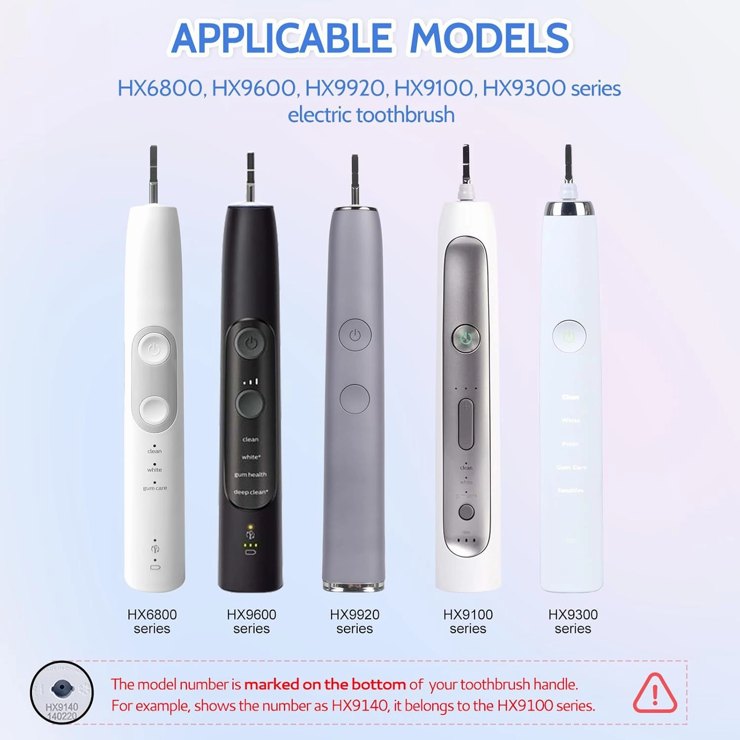 Upgraded Electric Toothbrush Metal Shaft Link Rod Compatible with Philips Sonicare Replacement Parts HX99 HX68 HX75 HX96 Connecting Rod with Waterproof Rubber Seal