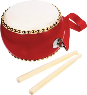 UPKOCH Wooden Drum Toy for Boys and Girls Percussion Instrument with Sticks and Straps Performance Prop for Boy Girl for Birthday and Boy Girl Day