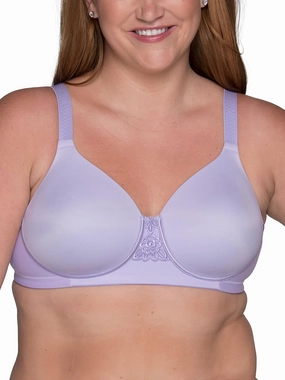 Vanity Fair Women's Full Figure Beauty Back Smoothing Bra (36C-42H), Wirefree-Virtual Lavender, 40D