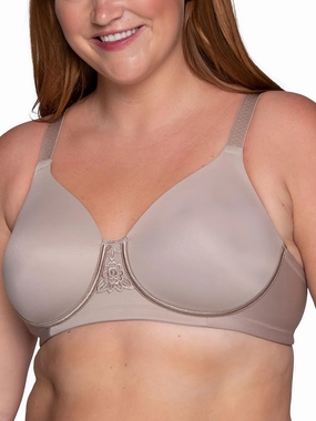 Vanity Fair Women's Full Figure Beauty Back Smoothing Bra, 4 Way Stretch Fabric, Lightly Lined Cups up to H