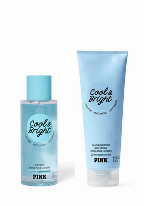 Victoria's Secret Pink Cool & Bright Mist & Lotion Set