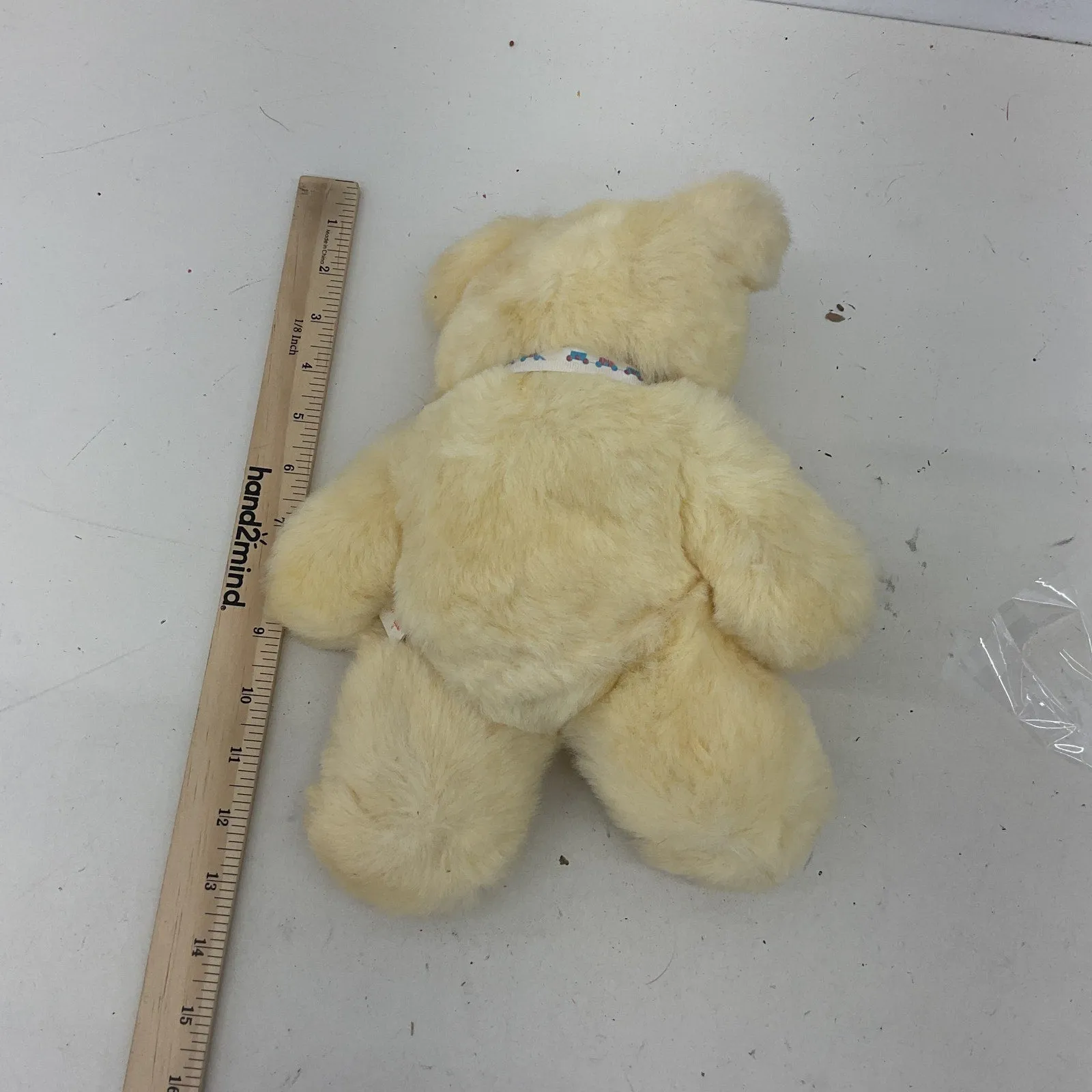 Vintage Cuddly Toys by Douglas Cream Fluffy Teddy Bear Plush Doll Stuffed Toy
