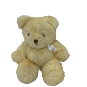Vintage Cuddly Toys by Douglas Cream Fluffy Teddy Bear Plush Doll Stuffed Toy