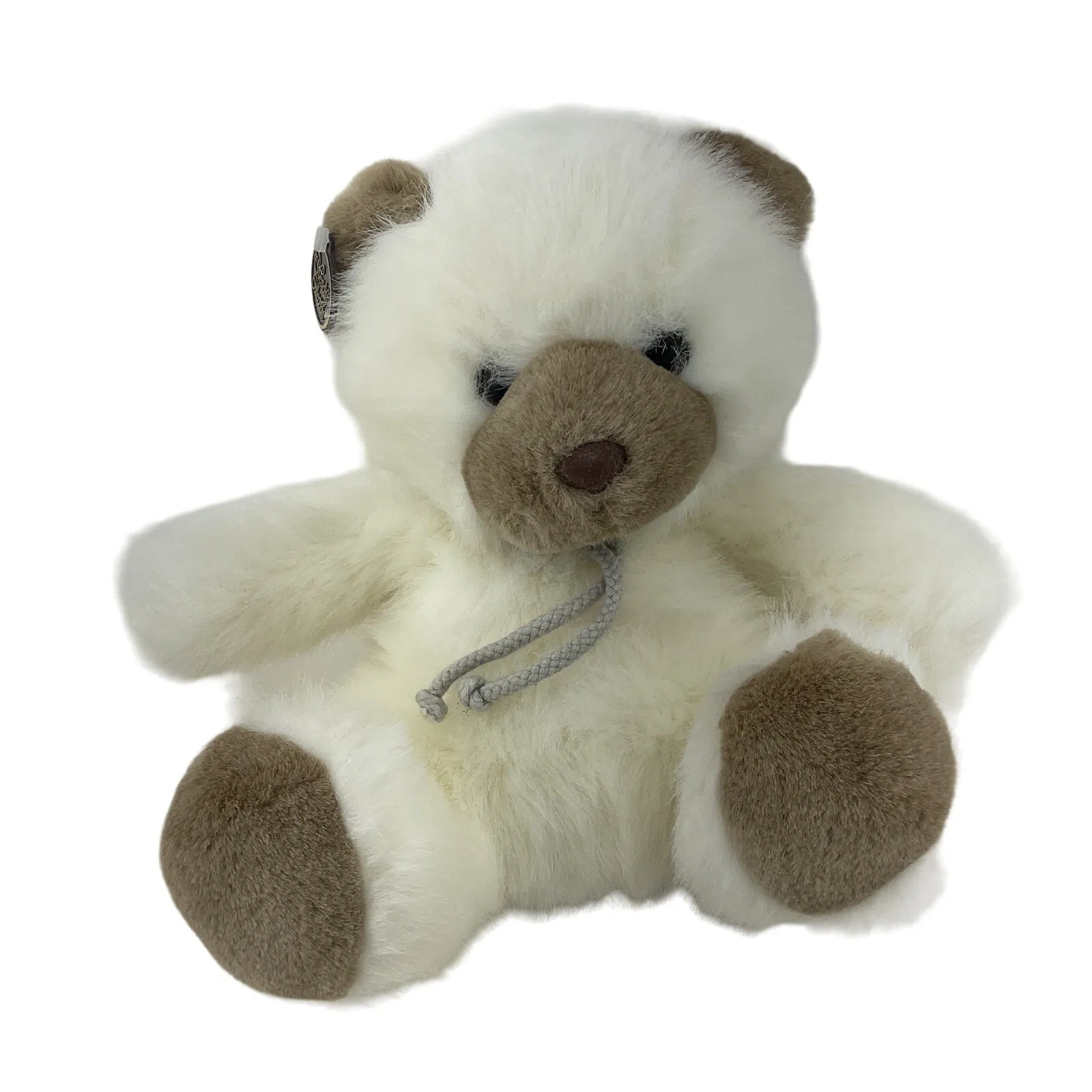 Vintage Westcliff Collection Fluffy White Brown Teddy Bear Plush Doll Stuffed