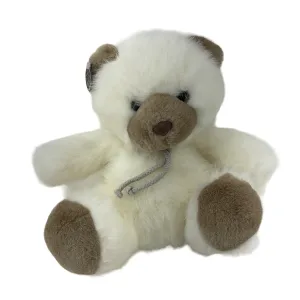 Vintage Westcliff Collection Fluffy White Brown Teddy Bear Plush Doll Stuffed