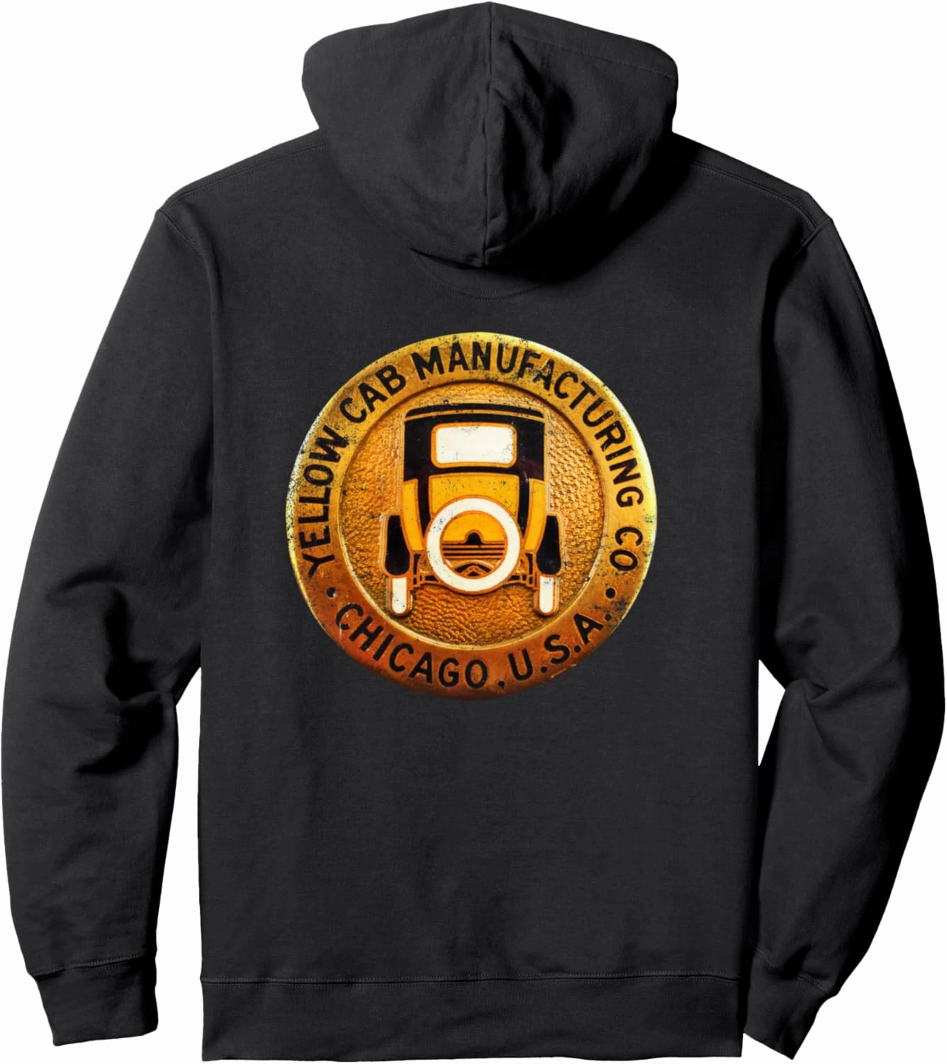 Vintage Car Retro - Yellow Cab Manufacturing Co. (1915-1925) Pullover Hoodie
