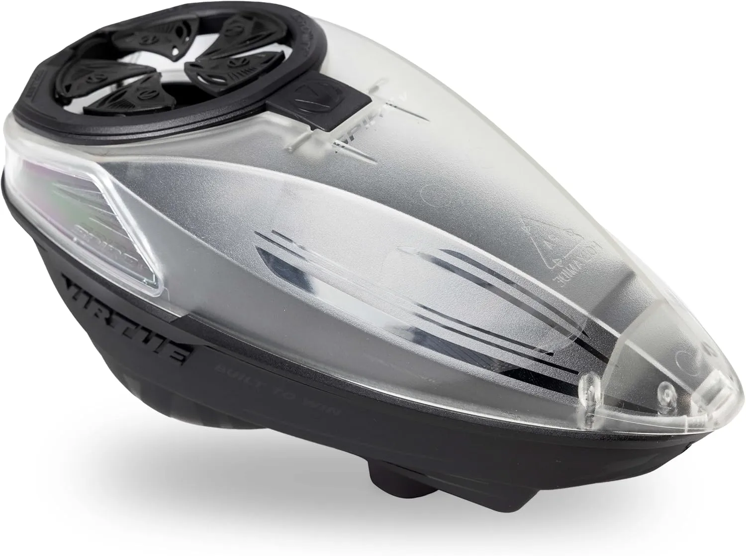VIRTUE Spire V - Spire 5 - Paintball Loader - Paintball Hopper – 230 Round Capacity - CrownSF III Speed Feed & Rain Lid - Dust Crystal Limited Edition