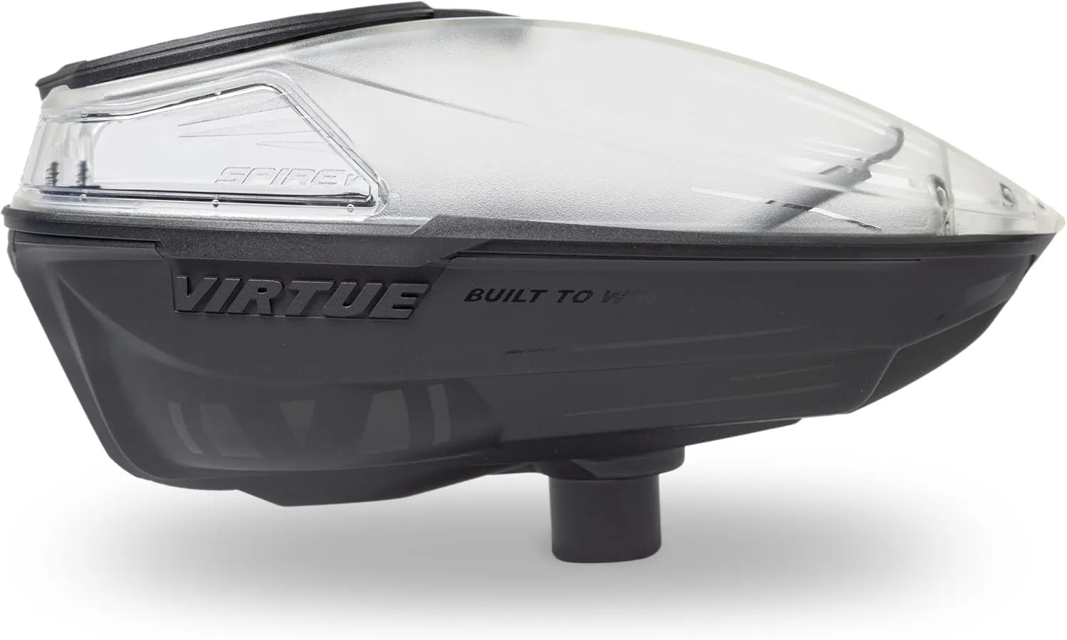 VIRTUE Spire V - Spire 5 - Paintball Loader - Paintball Hopper – 230 Round Capacity - CrownSF III Speed Feed & Rain Lid - Dust Crystal Limited Edition