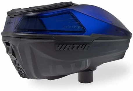 VIRTUE Spire V - Spire 5 - Paintball Loader - Paintball Hopper – 230 Round Capacity - CrownSF III Speed Feed & Rain Lid - Dust Crystal Limited Edition