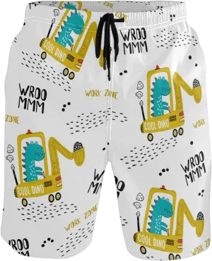 visesunny Fashion Men's Novelty Swim Trunks Quick Dry Swimwear Summer Beach Sports Board Shorts Floral Bathing Suit