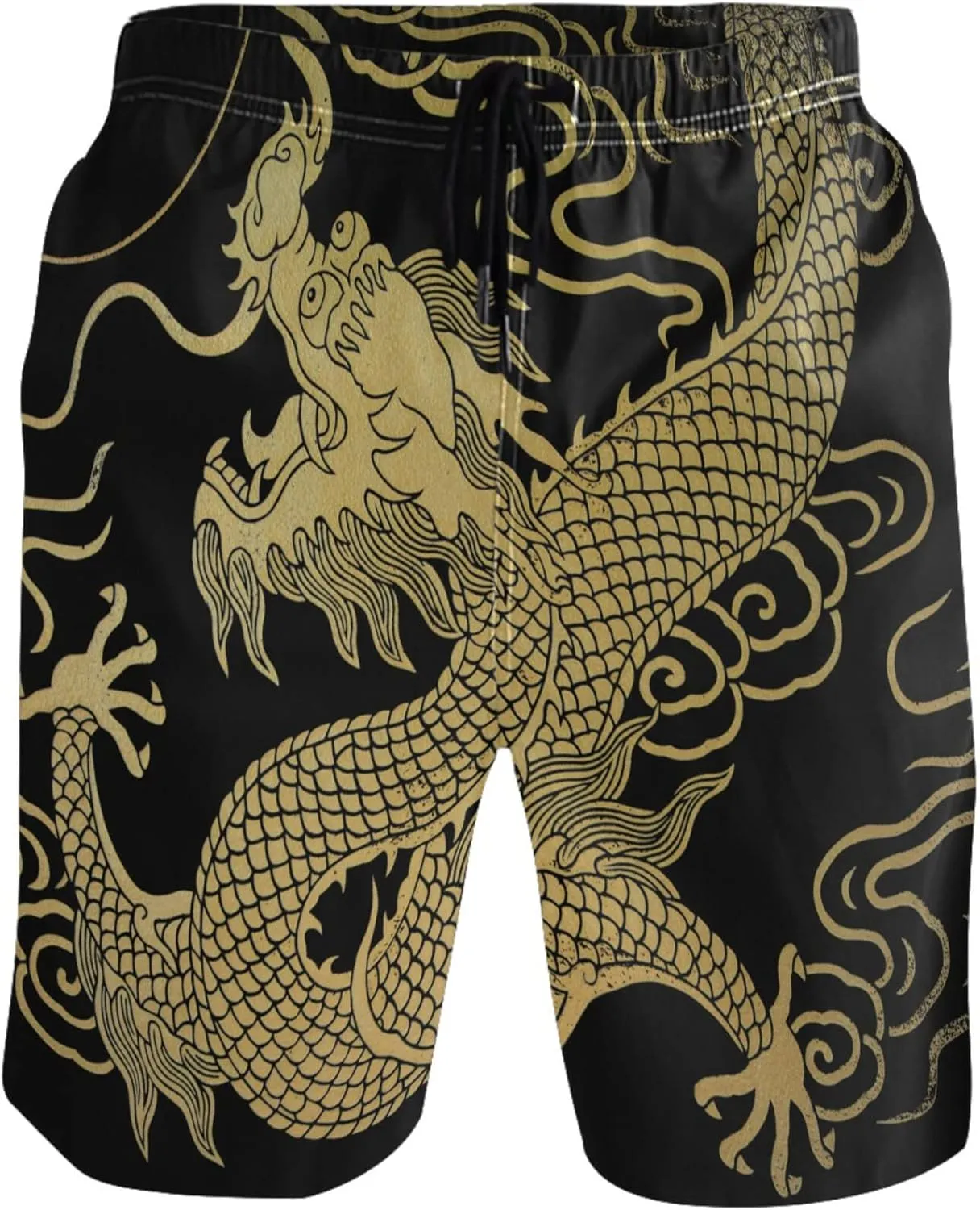 visesunny Fashion Men's Novelty Swim Trunks Quick Dry Swimwear Summer Beach Sports Board Shorts Floral Bathing Suit