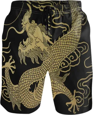 visesunny Fashion Men's Novelty Swim Trunks Quick Dry Swimwear Summer Beach Sports Board Shorts Floral Bathing Suit