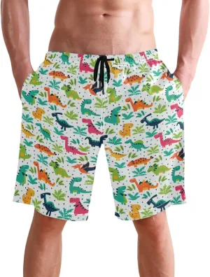 visesunny New Summer Men's Swim Trunks Quick Dry Bathing Suits Holiday Beach Short Casual Board Shorts
