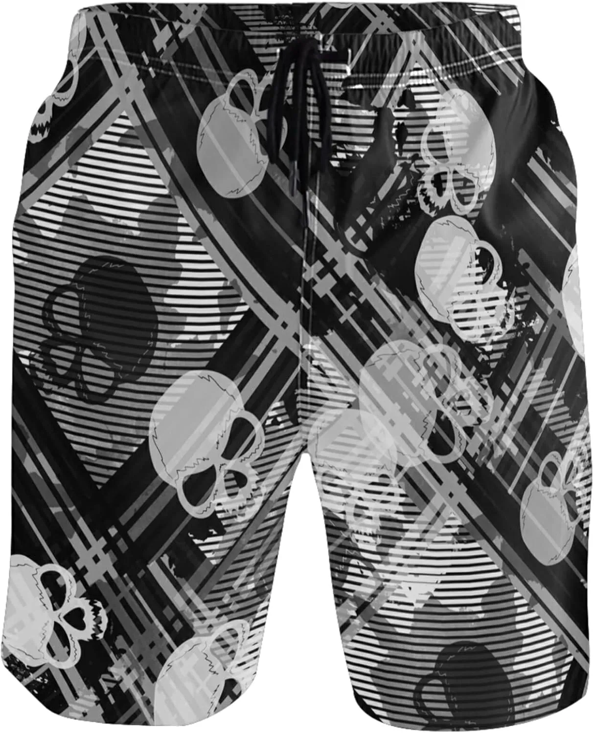 visesunny New Summer Men's Swim Trunks Quick Dry Bathing Suits Holiday Beach Short Casual Board Shorts