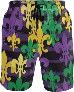 visesunny New Summer Men's Swim Trunks Quick Dry Bathing Suits Holiday Beach Short Casual Board Shorts