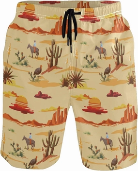 visesunny Fashion Men's Novelty Swim Trunks Quick Dry Swimwear Summer Beach Sports Board Shorts Floral Bathing Suit