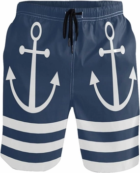 visesunny Mens Funny Swim Trunks Quick Dry Beachwear Sports Running Swim Board Shorts Mesh Lining