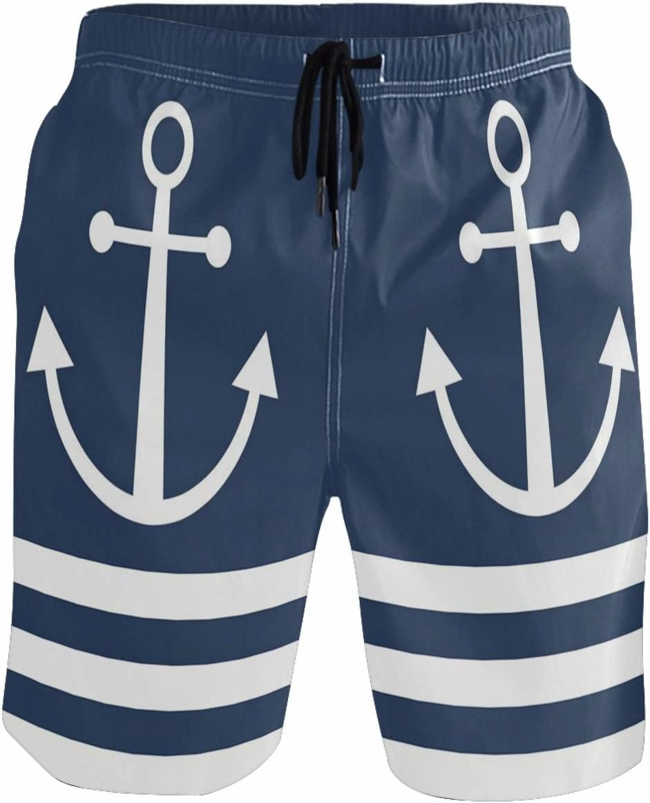 visesunny Mens Funny Swim Trunks Quick Dry Beachwear Sports Running Swim Board Shorts Mesh Lining