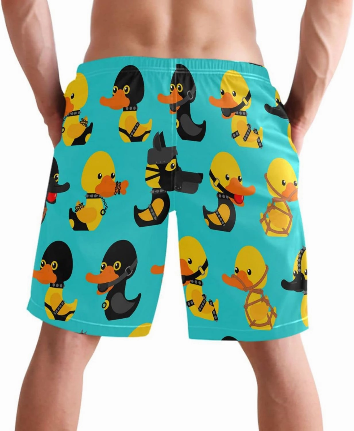 visesunny Stylish Mens Swim Trunks Quick Dry Beachwear Sports Running Swim Board Shorts Bathing Suits Mesh Lining