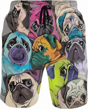 visesunny Stylish Mens Swim Trunks Quick Dry Beachwear Sports Running Swim Board Shorts Bathing Suits Mesh Lining