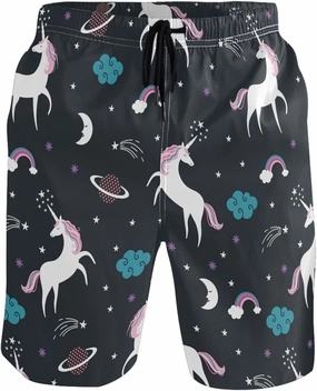 visesunny Stylish Mens Swim Trunks Quick Dry Beachwear Sports Swim Board Shorts Holiday Party Bathing Suits