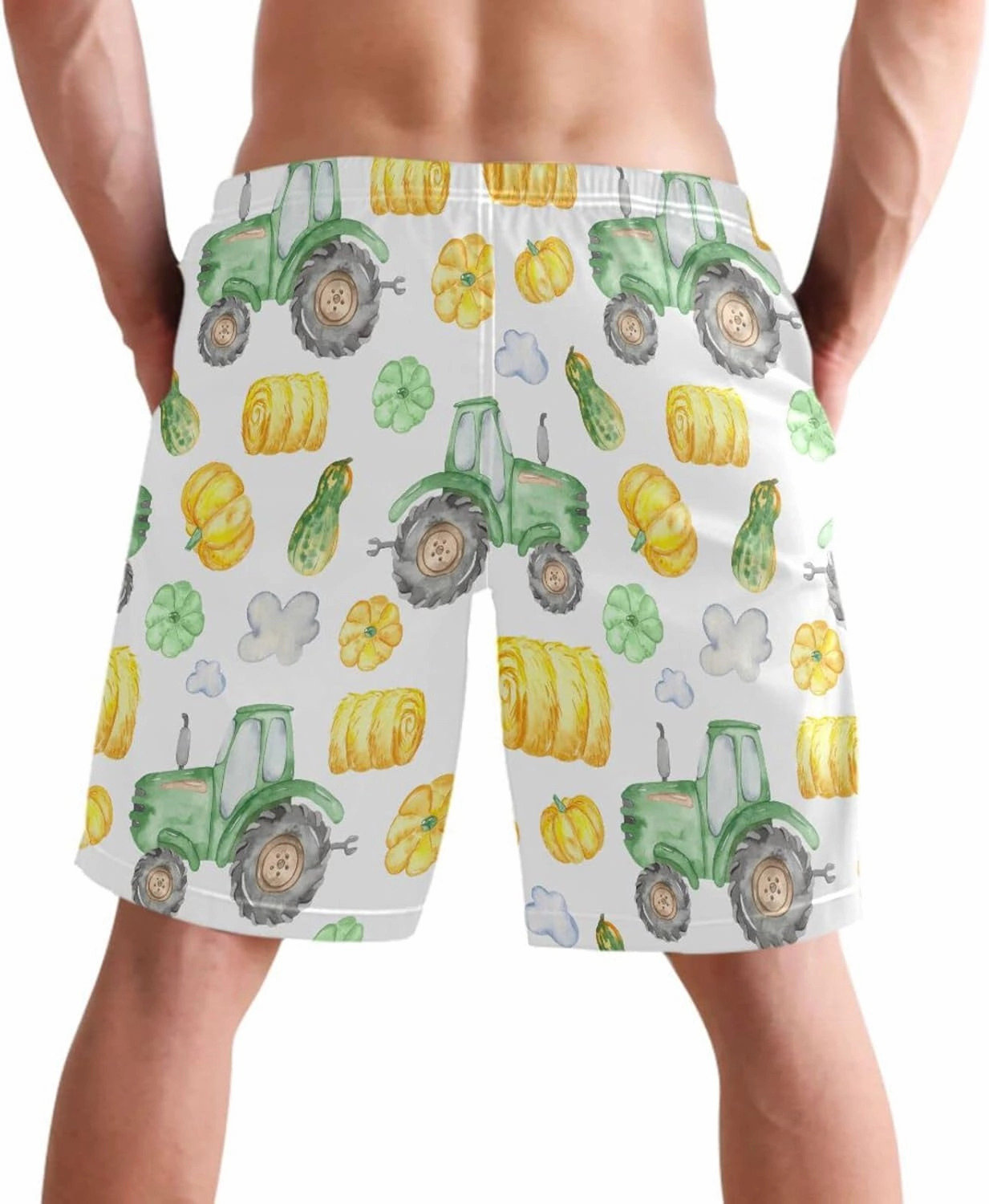 visesunny Stylish Summer Mens Swim Trunks Quick Dry Beachwear Sports Swim Board Shorts Holiday Party Bathing Suits
