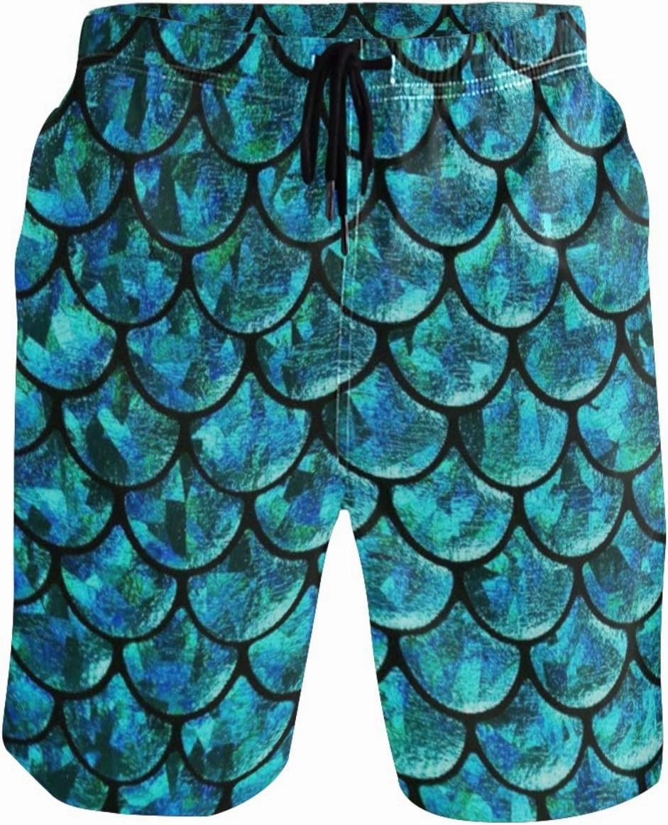 visesunny Summer Mens Swim Trunks Mesh Liner Swimming Trunks Men's Bathing Suit Quick Dry Swim Shorts