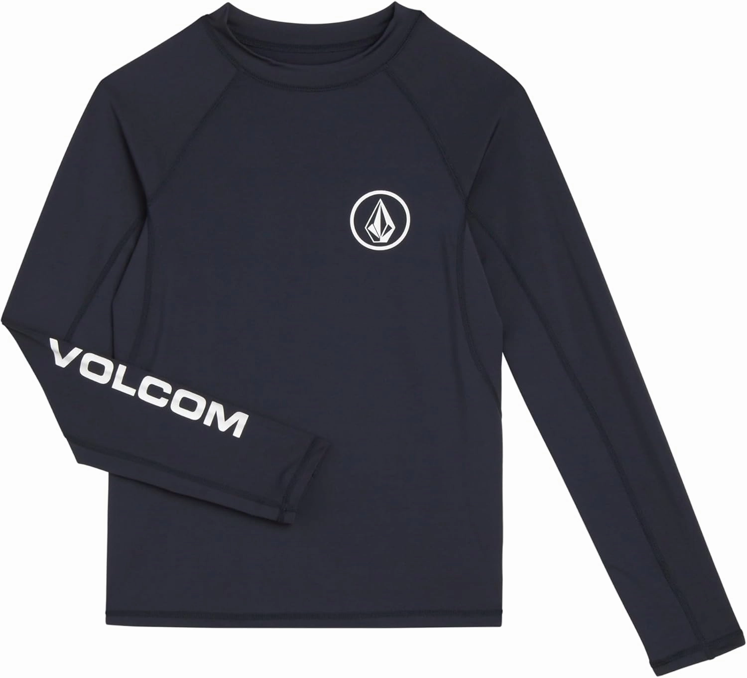 Volcom Boys Swim Shirt - UPF 50  Long Sleeve Rash Guard for Boys - Quick Dry Kids Swimwear Sun Protection Swim Shirts