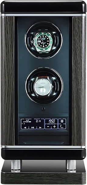 Watch Stand Watch Winders for Automatic Watches - Luxury Smart Watch Winder Automatic Mechanical Watch Motor Shaker Storage Box with Fingerprint Unlock Watches Rotation Display Holder Organi