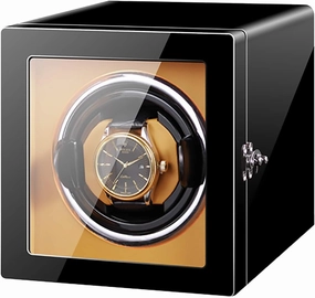 Watch Stand Watch Winders for Automatic Watches - Smart Vertical Watch Winding Box Automatic Mechanical Watches Shaker Quiet Motor Rotating Watch Device Unique