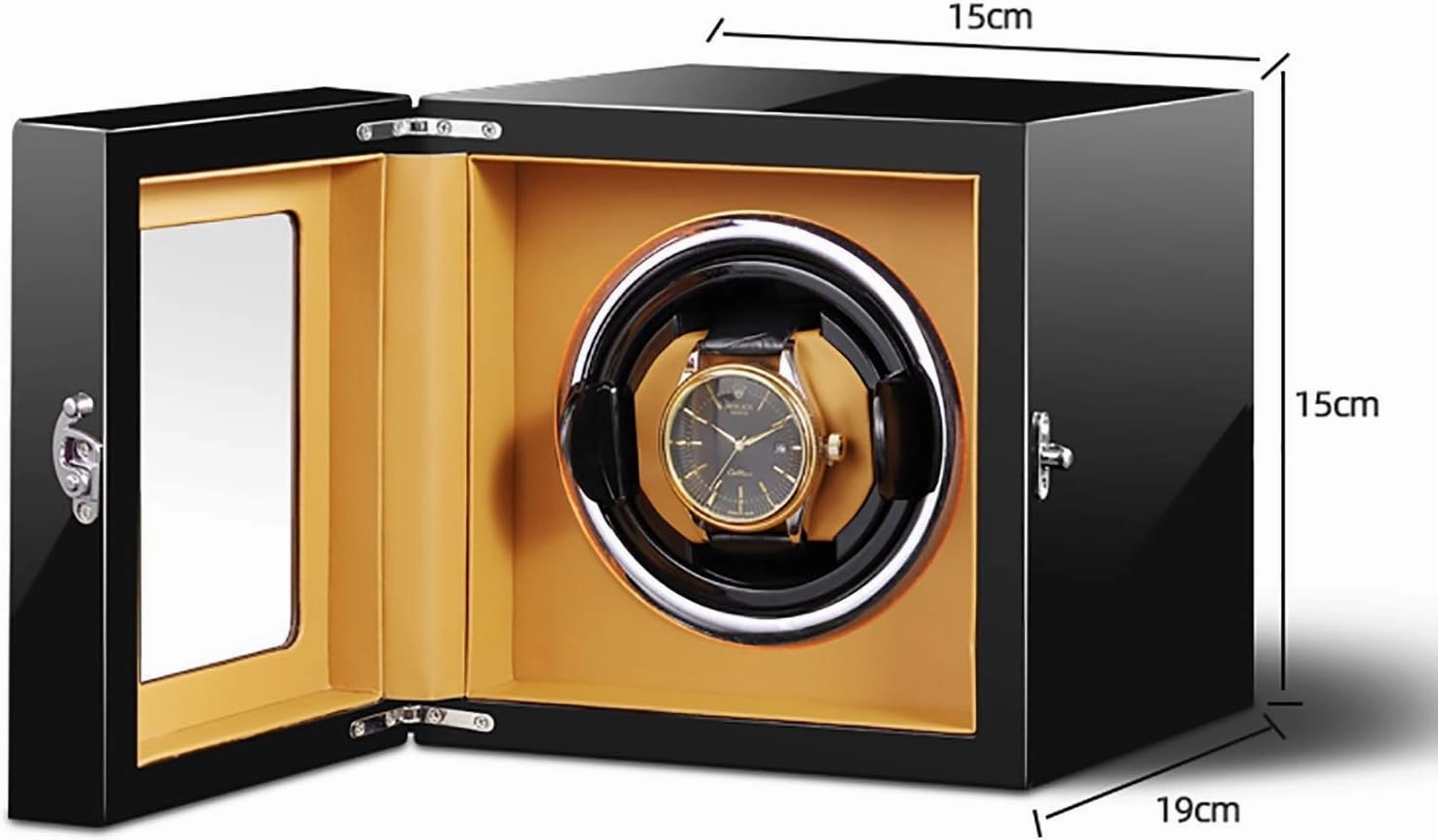 Watch Stand Watch Winders for Automatic Watches - Smart Vertical Watch Winding Box Automatic Mechanical Watches Shaker Quiet Motor Rotating Watch Device Unique