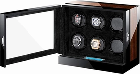 Watch Winder Smart Touch Screen Automatic Watch Winder Box LCD Display with Clockwise Or Anticlockwise Silent Motor Fit Most Mechanical Watch Watch Storage Boxes (12 0) Watch Winder