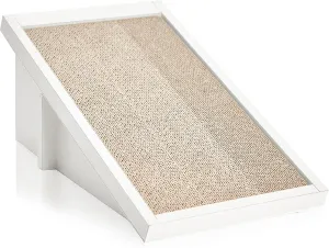 WAY BASICS Premium Cat Scratcher Incline Wedge Scratchy Ramp - Reversible zBoard Lasts 5X Longer (Free Silvervine Organic Catnip)