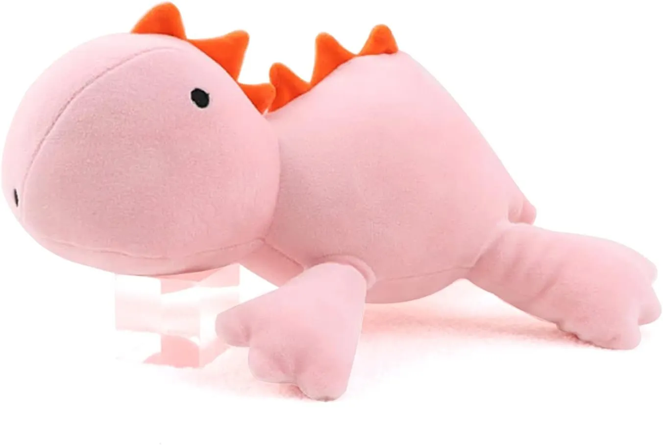 Weighted Dinosaur Plush Throw Pillowd 24" 3.5lbs, Pink Dinosaur Weighted Stuffed Animal, Cuddle Plushies for Kids Birthday…