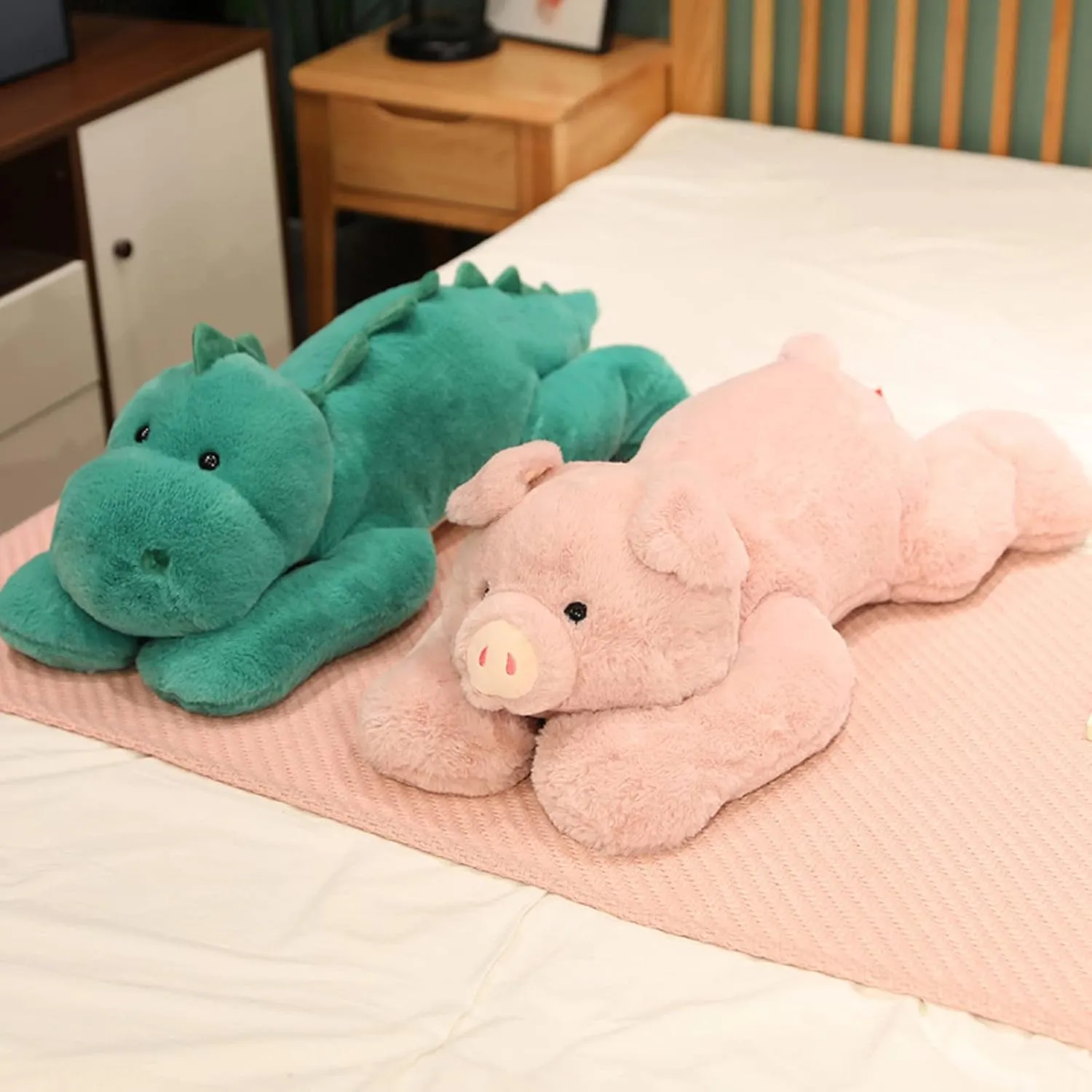 Weighted Stuffed Animals, 19.7" 3.3lbs Weighted Dinosaur Plush Cute Dinosaur Stuffed Animal Dinosaur Weighted Plush Animals Pillow Toy