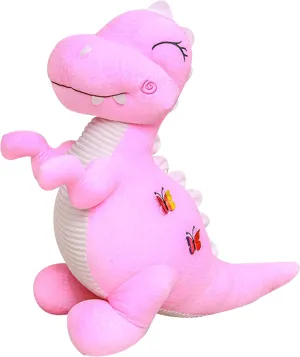 Wemi Pink Dinosaur Stuffed Animal Toys Cute Soft Dinosaurs Plush Doll T-Rex Throw Pillow for Boys Girls 11"