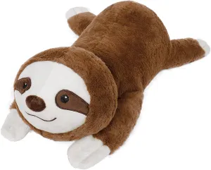 Wepop 5lb Weighted Stuffed Animals, 24in Big Sloth Plush, Cute Soft Plushie Pillows for Adults Boys Girls