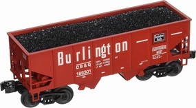 Williams by Bachmann Burlington 2-Bay USRA Outside Braced Hopper Truck, 55 Tons