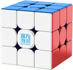 Willking Moyu Super RS3M V2 2023 UV Coated 3x3 Magnetic Speed Cube (Magic Clothes) moyu Super RS3 M V2 Professional 3x3 Stickerless Magnetic Upgraded of Moyu RS3M 2022 (MagLev Ball Core Version)