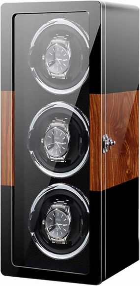 Winding Box Watch Winders - Smart Vertical Watch Winding Box Automatic Mechanical Watches Shaker Quiet Motor Rotating Watch Device Unique 5 Rotation Modes