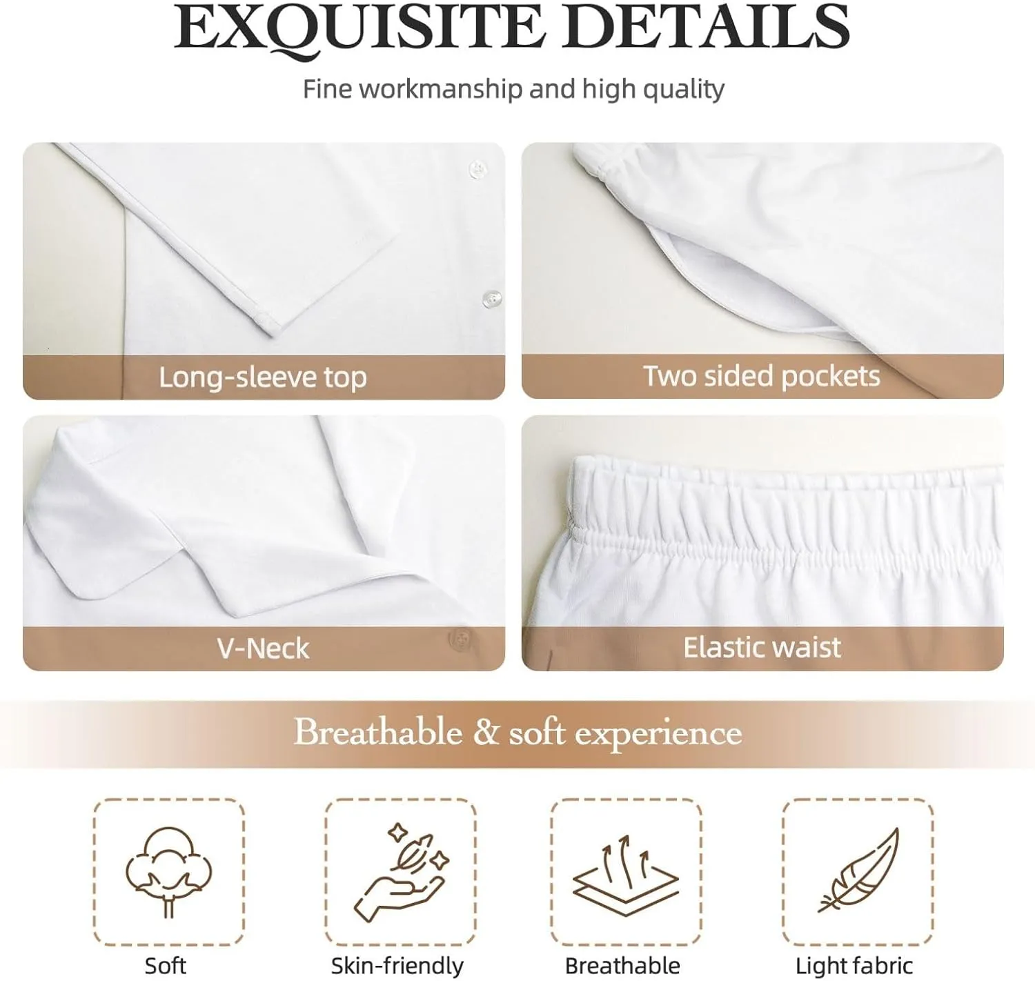 Womens Pajama Sets with Pockets - bright cabbage cute eyes funny Comfy Long 2 Piece Sleepwear Pjs Lounge Sets for Women