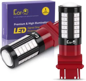Xtreme Super Bright T25 3156 3157 LED Bulbs, Red Rear Turn Signal, Brake, Tail Lights Replacement 3047 3057 4057 4157 3457 3157KX 3157LL Lamps