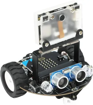 Yahboom Toy Robotic Kit for Microbit Learner Visual Autonomous Driving Programming Smart Robot Kit STEM Projects for Kids Learn to Code Intelligent and Educational