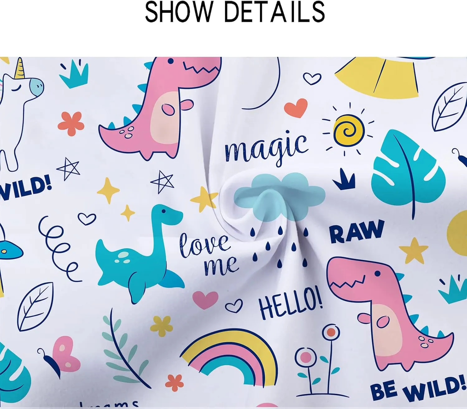 Yasida Twin Bed Sheets Dinosaur Bedding Twin Fitted Sheet Set for Kids 2 Piece Twin Sheet Set (1 Fitted Sheet and 1 Pillowcase) 100% Brushed Microfiber Fabric