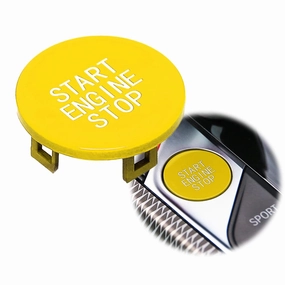 Yellow Car Start Engine Stop Switch Ignition Button Replacement for BMW 1 2 3 4 8 X5 X6 X7 Z4 Series F40 F44 G20 G22 G14 G05 G06 G29