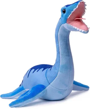 ZHONGXIN MADE Simulation Plesiosaurus Dinosaur Stuffed Plush Toy- 16inch Blue Dinosaur Tyrannosaurus Rex Plushie, Figurines Stuffed Model Toys Soft,Gifts for Kids (Plesiosaurus)
