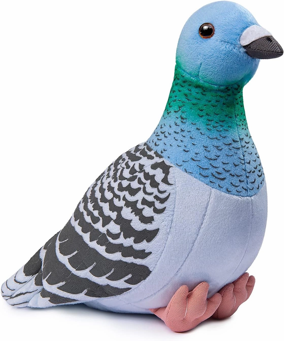 ZHONGXIN MADE Simulation Blue Pigeon Plush Toy - 10 inch Pigeon Blue Stuffed Animal Toy, Cute Pigeon as Gift for Kids