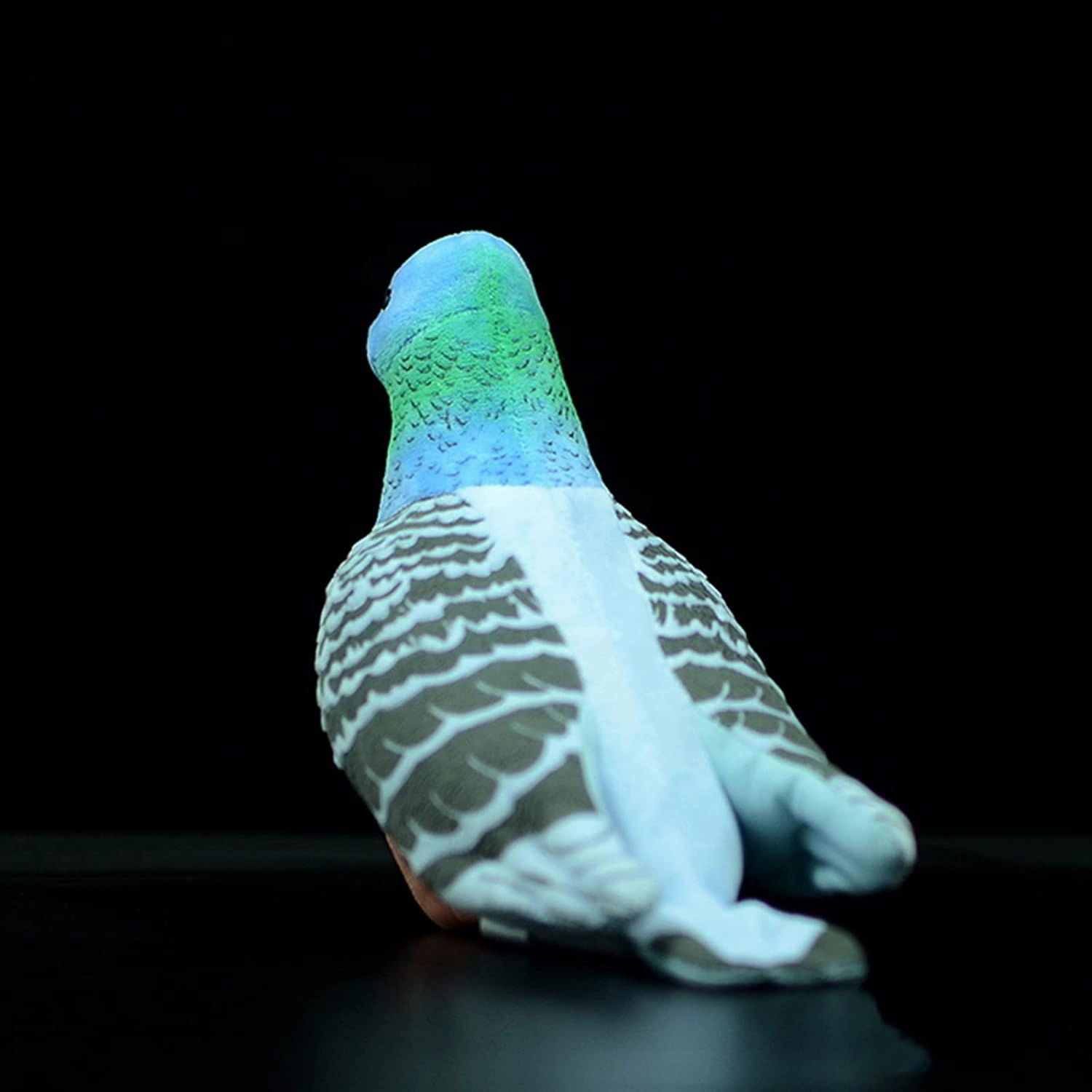ZHONGXIN MADE Simulation Blue Pigeon Plush Toy - 10 inch Pigeon Blue Stuffed Animal Toy, Cute Pigeon as Gift for Kids